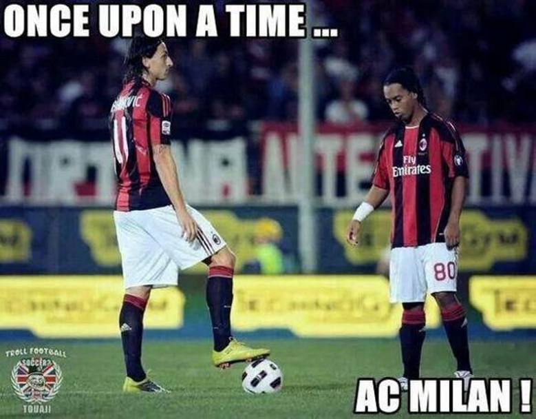 E c&#39; chi si accontenterebbe di un altro Milan, magari non favoloso ma comunque vincente, quello di Ibrahimovic e Ronaldinho: 